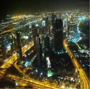 View from Burj - At the top