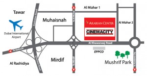 CinemaCity Location Map